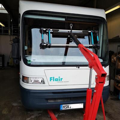 Scheibeneinbau Windschutzscheibe Flair I Niesmann Bischoff Autoglas Zentrum Ibbenbüren