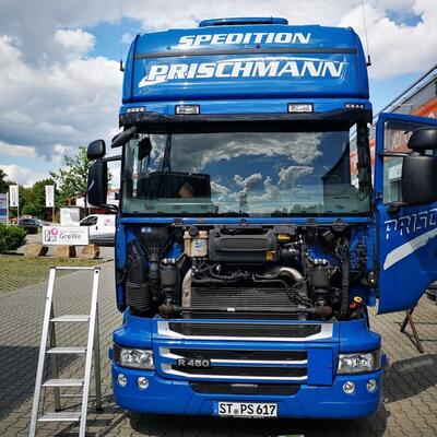 Windschutzscheibe LKW wechseln Scania R450 5er Reihe