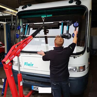 Scheibeneinbau Windschutzscheibe Flair I Niesmann Bischoff Autoglas Zentrum Ibbenbüren